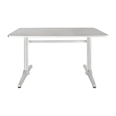 Bolero Double Pedestal Table Rectangular 600mm U432