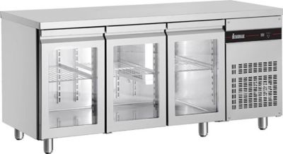 Glass Undercounter Fridge 1790mm