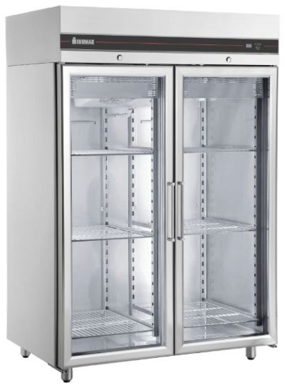 Inomak UFI1140G Double Glass Door Upright Fridge