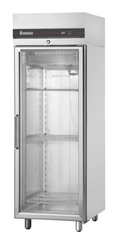 Inomak UFI1170G Single Glass Door Upright Fridge