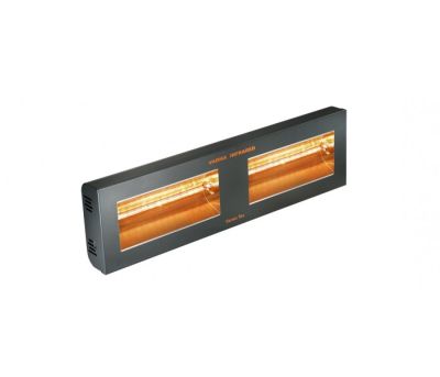 Varmatec Varma 400/2 Double horizontal Infrared Wall/ Ceiling-Mounted Heater with Waterproof Design and On/Off Switch Controls