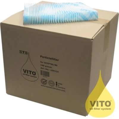 Vito | 100112 | Vito® Oil Filters - V30 Filters 250 X 180 X 230mm Box Of 100