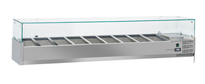 Anvil VRX2000 Refrigerated Glass Canopy Ingredient Unit