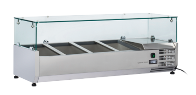 Anvil VRX1200 Refrigerated Glass Canopy Ingredient Unit