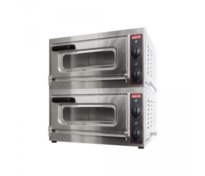 Zanolli Vulcano Compact Double Deck Oven with chamber size (400x400x110) 4PC0603