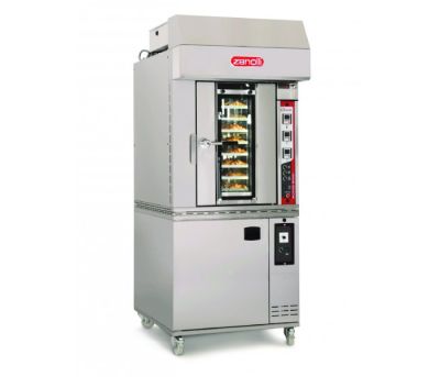 Zanolli Rotor Wind 1E Rotating Convection Oven with inbuilt Prover - 8 Trays (400 x 600) Capacity 5RW0100