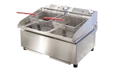 Woodson W.Frt50 Double Pan Fryer - 5 Litres