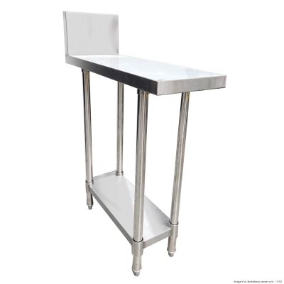 F.E.D GASMAX WBB-0300R Stainless Steel Kitchen Infill Bench With Splashback 