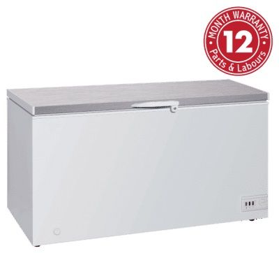 EXQUISITE ESS650H 650 Litre Stainless Steel Top Chest Freezer