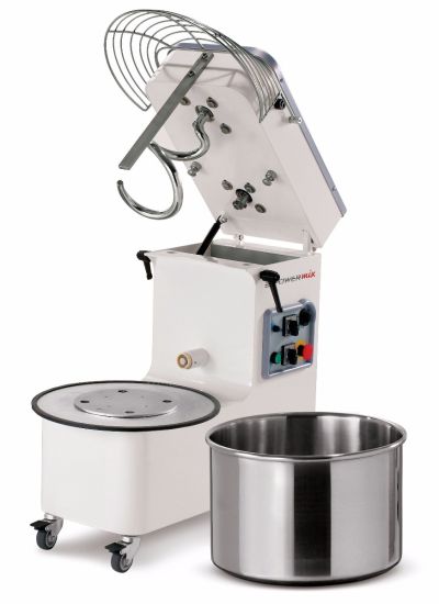 Mecnosud SMM0025 SPIRAL MIXER - TILTING HEAD REMOVABLE BOWL 20KG 