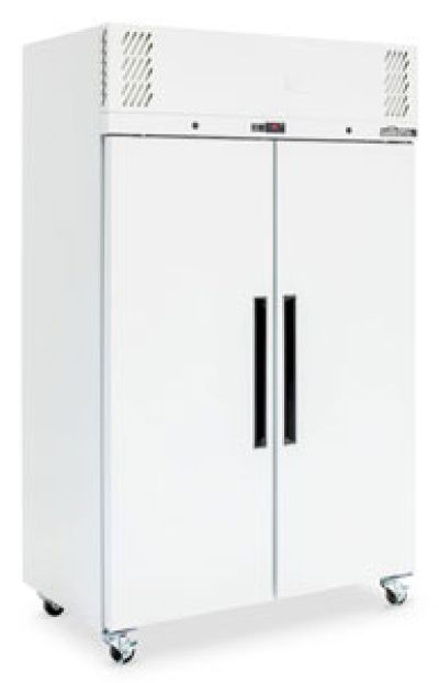 Pearl - Two Door White Colorbond Upright Storage Refrigerator  HP2SW