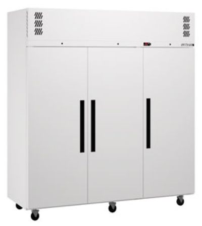 Pearl - Three Door White Colorbond Upright Storage Refrigerator HP3SW