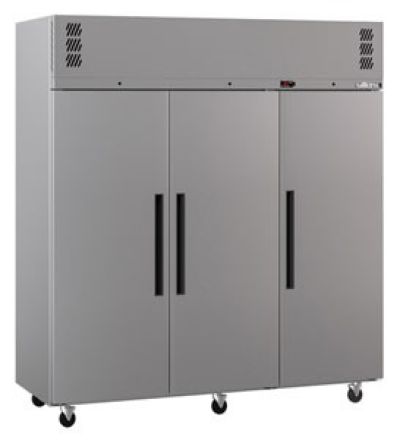Pearl - Three Door Stainless Steel Upright Storage Freezer   LP3SS