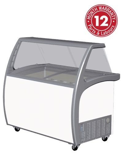 Exquisite SD415S2 Nine Tubs Ice Cream Scooping Freezers