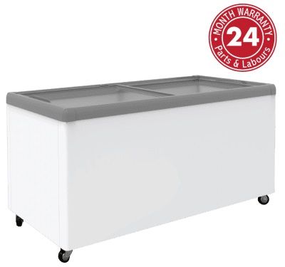 EXQUISITE SD650 Glass Flat Top Chest Freezer