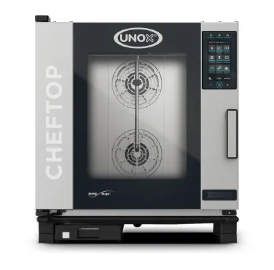 Unox XEVC-0711-GPRM-MS CHEFTOP MIND.Maps COUNTERTOP PLUS 7 trays GN 1/1 - Gas