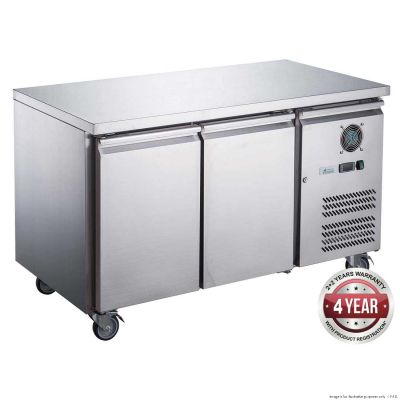 F.E.D. FED-X S/S Two Door Bench Freezer - XUB7F13S2V