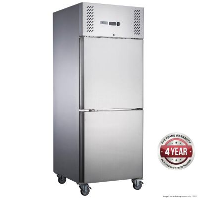 F.E.D. FED-X S/S Two Door Upright Fridge - XURC650S1V