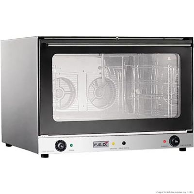 F.E.D. ConvectMax-YXD-8A/15E- Heavy Duty Stainless Steel Convection Oven w/ Press Button Steam 