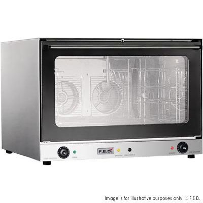F.E.D. ConvectMax -YXD-8AE-Heavy Duty Stainless Steel Convection Oven w/ Press Button Steam 